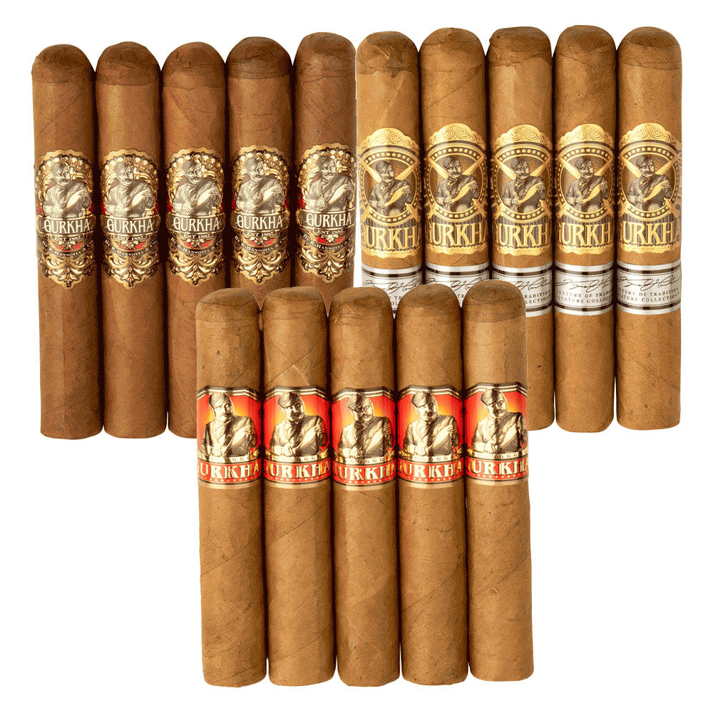Gurkha 15ct Robusto Sampler #1, , jrcigars